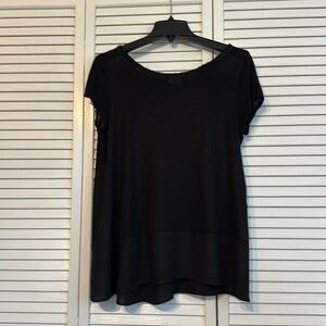 Black short sleeved tunic